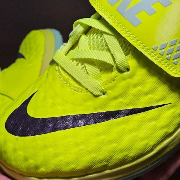 Nike High Jump HJ Elite Track Spikes Shoes Volt Mint Black Women's 6.5 DR992-700 - Picture 13 of 16